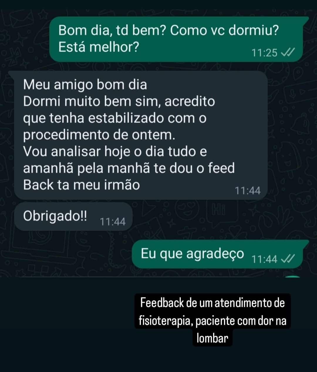 Espaço VT Fisioterapia em Vitória - Depoimento 8